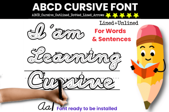 Abcd Cursive: The Handwritten Font for Authentic Connection