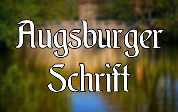Augsburger Schrift: Vintage Charm for Modern Design