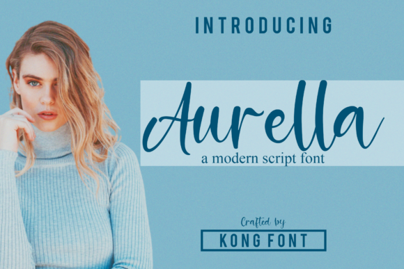 Aurella Font: A Playful Script for Modern Branding