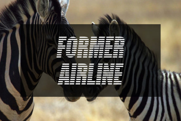 Former Airline: A Striking Display Typeface for Bold Branding
