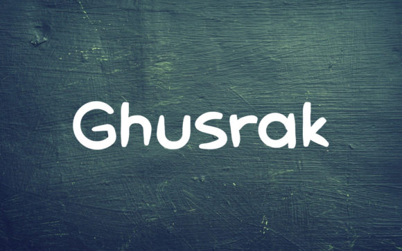 Ghusrak: The Flowing Typeface for Creative Branding