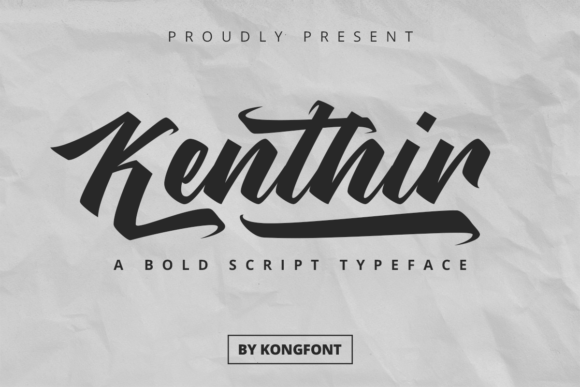 Kenthir: A Playful Handwritten Font for Modern Creators