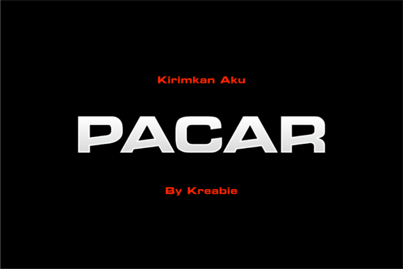 Pacar: The Bold Display Font Making Waves in Modern Design