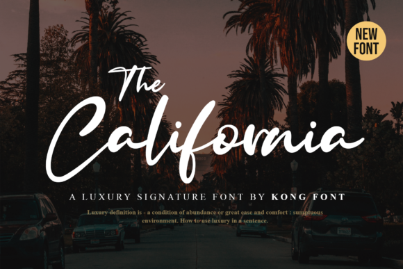 The California: A Playful Script Font for Creative Projects
